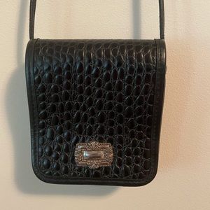 Vintage Mini Leather Alligator Crossbody